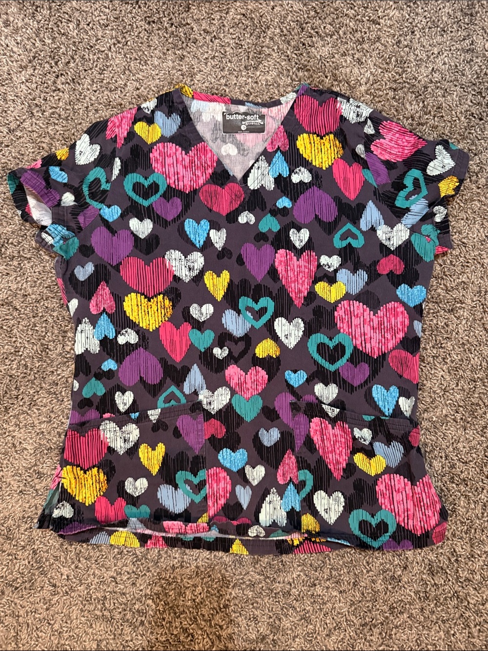 SCRUB TOP